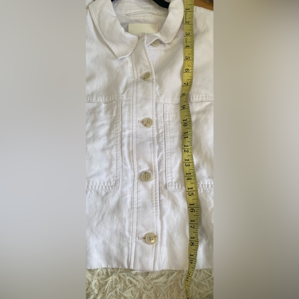 Aritzia Wilfred Little  Cropped Linen Jacket - Picture 7 of 10